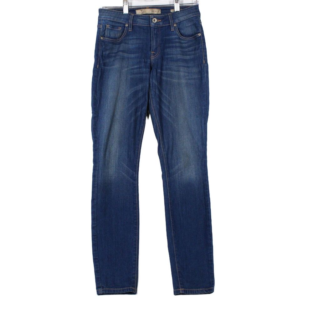 Guess Power Curvy Mid Blue Denim Jeans Size 27